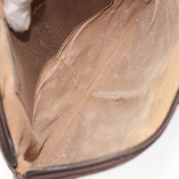 GUCCI GG Supreme Web Sherry Line Shoulder Bag PVC Beige Auth - Picture 11 of 16